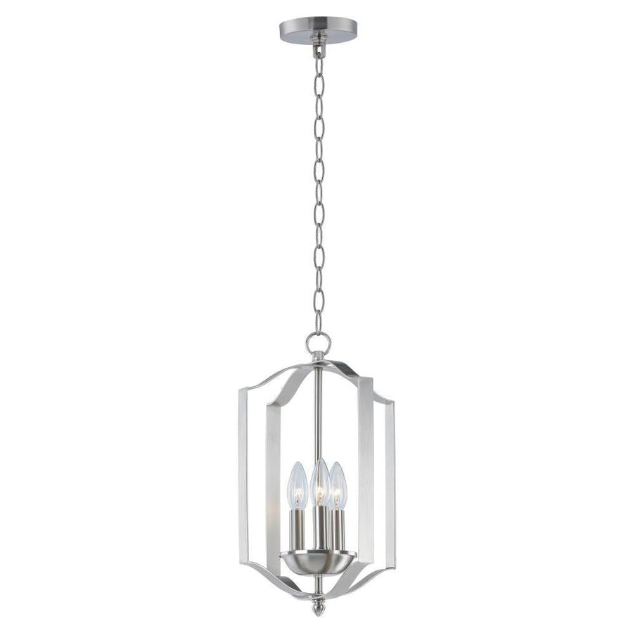 Maxim Lighting 10035SN Provident 10 Inch Semi Flush Mount Light – Satin Nickel