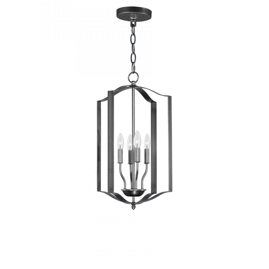 Maxim Lighting 10036BK Provident 15 Inch Semi Flush Mount Light – Black