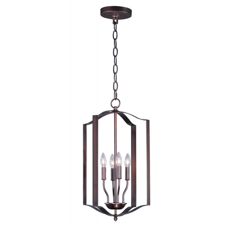 Maxim Lighting 10036OI Provident 15 Inch Semi Flush Mount Light – Oil Rubbed Bronze