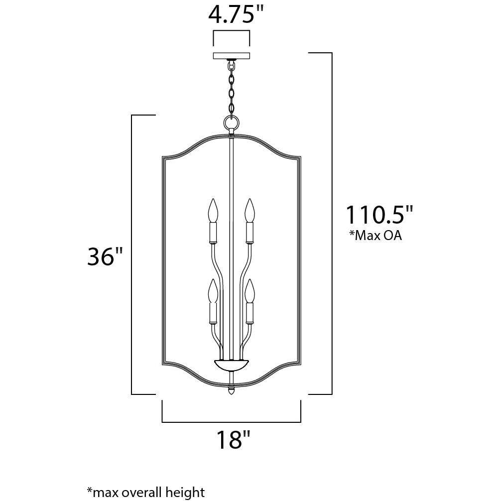 Maxim Lighting PROVIDENT 10038SN Pendant Contemporary - Nickel