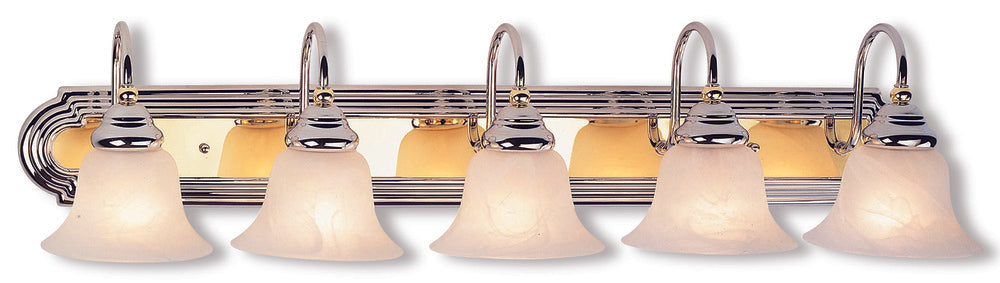 Livex Lighting BELMONT 1005-52 Bathroom Fixture Contemporary - Polished Chrome Polished Brass