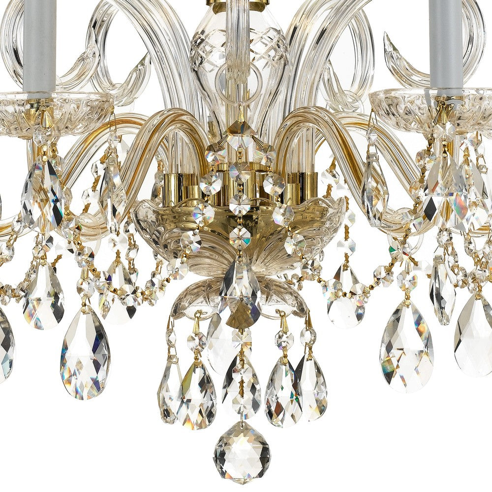 Crystorama TRADITIONAL CRYSTAL 1005-PB-CL-MWP Chandelier Americana - Polished Brass