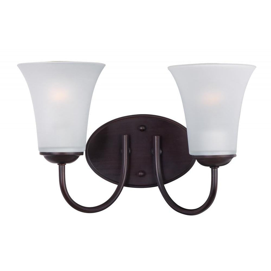 Maxim Lighting 10052FTOI Logan 14 Inch Bathroom Vanity - Oil Rubbed Bronze
