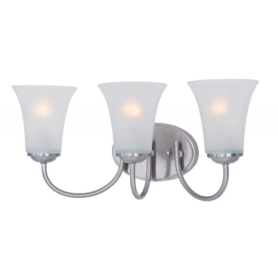 Maxim Lighting 10053FTSN Logan 19 Inch Bathroom Vanity - Satin Nickel