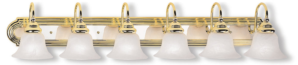 Livex Lighting BELMONT 1006-25 Bathroom Fixture Contemporary - Polished Brass Polished Chrome