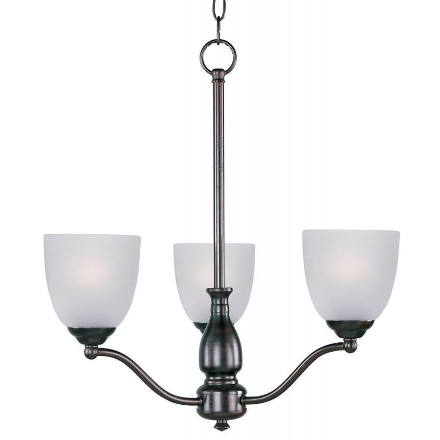 Maxim Lighting 10064FTOI Stefan 21 Inch Semi Flush Mount Light – Oil Rubbed Bronze