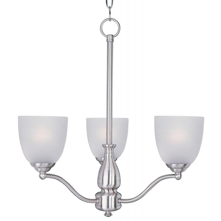 Maxim Lighting 10064FTSN Stefan 21 Inch Semi Flush Mount Light – Satin Nickel