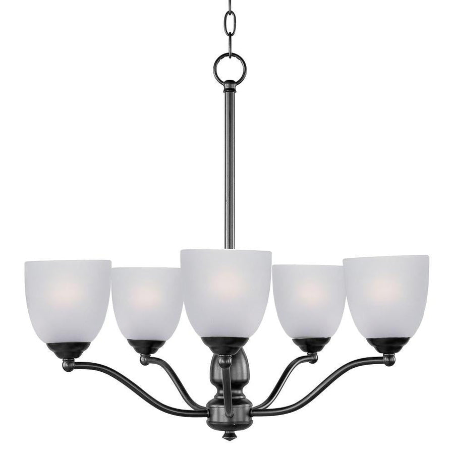 Stefan 25 Inch Semi Flush Mount Light – Black