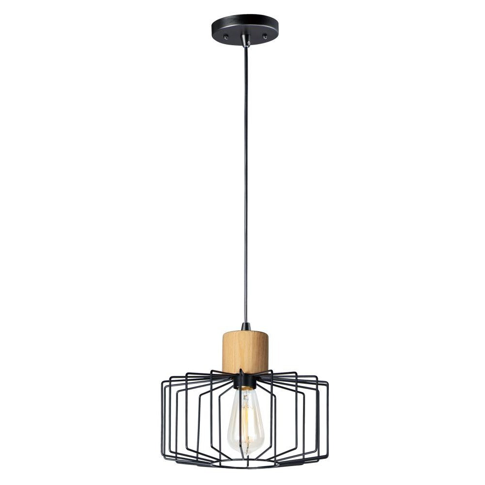 Maxim Lighting BJORN 10068BKNWD Pendant Traditional - Black