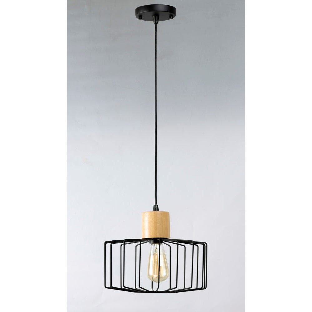 Maxim Lighting BJORN 10069BKNWD Pendant Traditional - Black