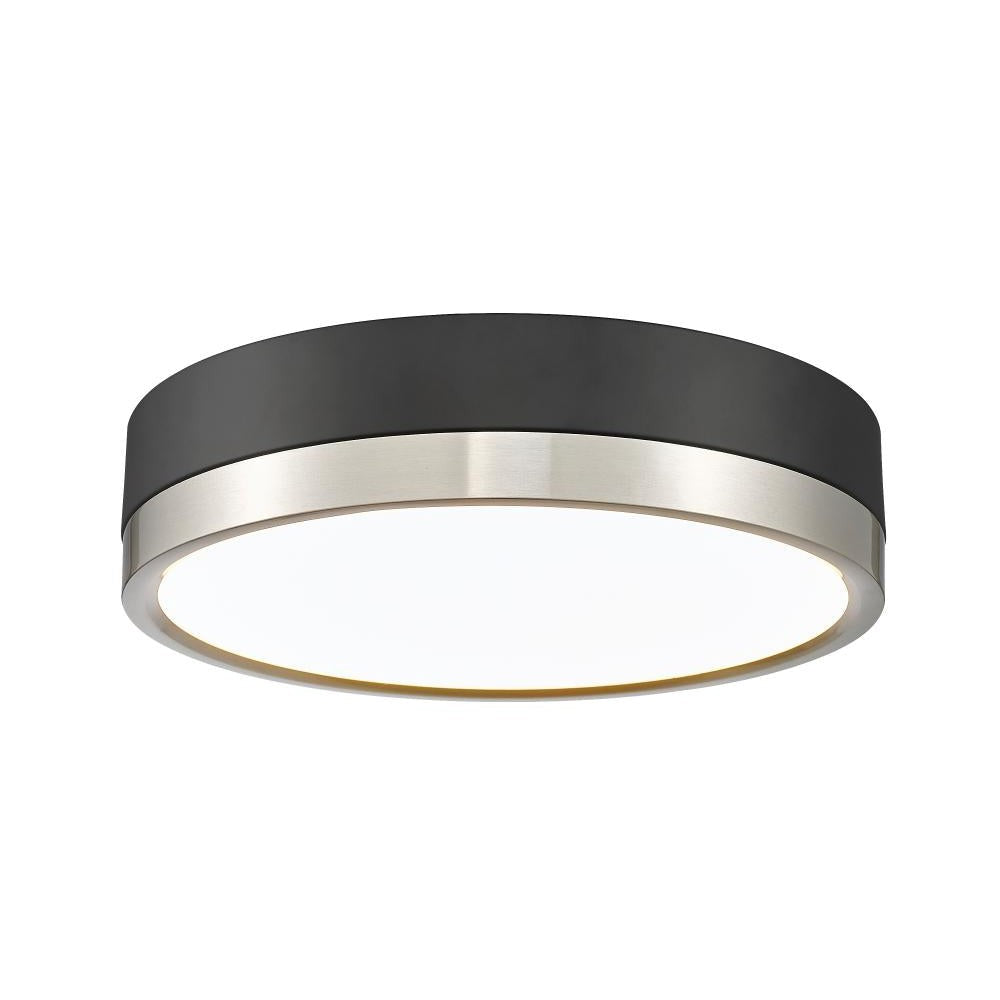 Z-Lite Lighting 1006F12-MB-BN-LED Flush Mount Contemporary - Nickel