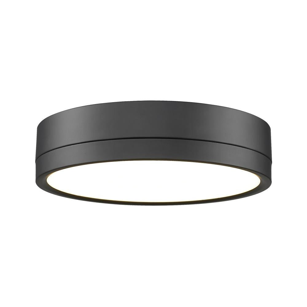 Z-Lite Lighting 1006F12-MB-LED Flush Mount Contemporary - Black