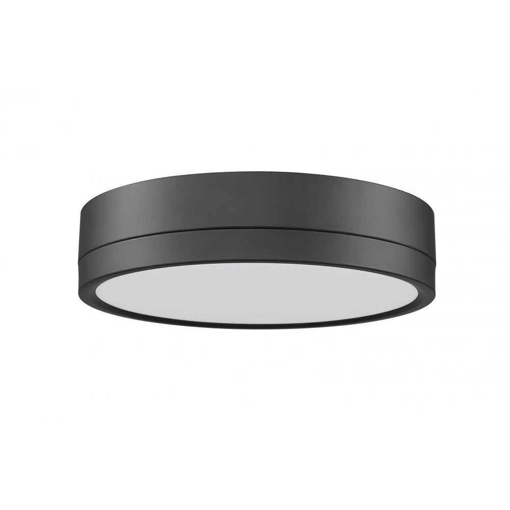 Z-Lite Lighting 1006F12-MB-LED Flush Mount Contemporary - Black