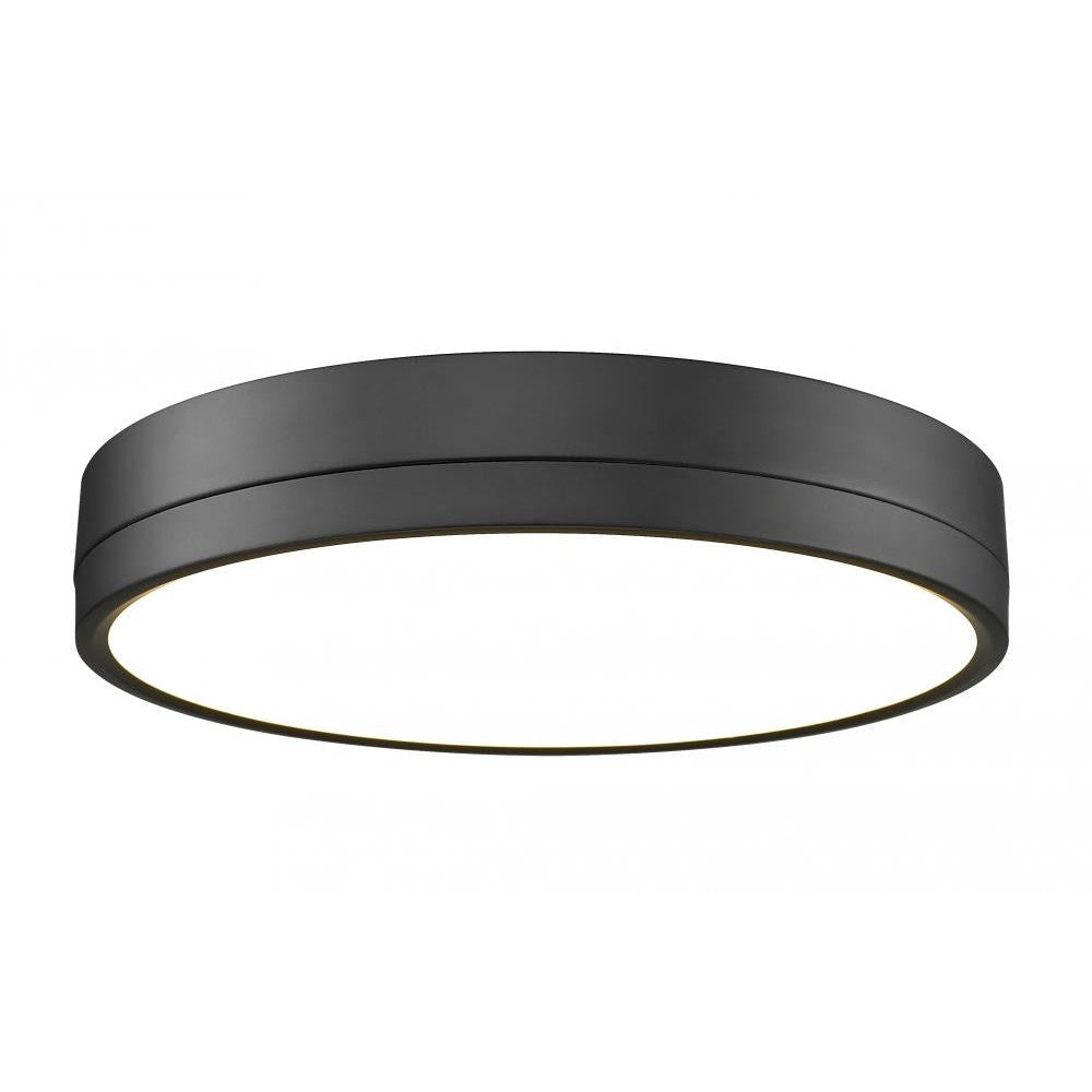 Z-Lite Lighting 1006F16-MB-LED Flush Mount Contemporary - Black