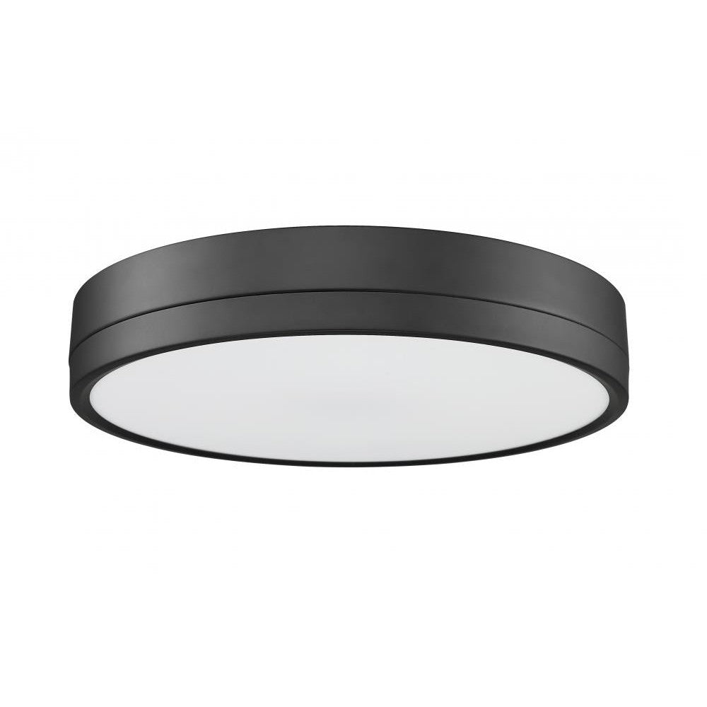 Z-Lite Lighting 1006F16-MB-LED Flush Mount Contemporary - Black