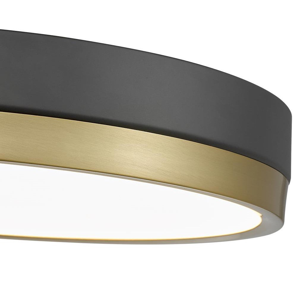 Z-Lite Lighting 1006F16-MB-MGLD-LED Flush Mount Contemporary - Gold