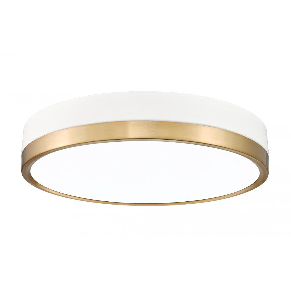 Z-Lite Lighting 1006F16-MW-MGLD-LED Flush Mount Contemporary - Gold