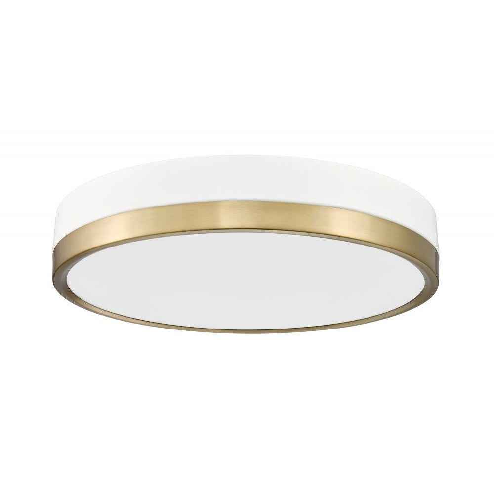 Z-Lite Lighting 1006F16-MW-MGLD-LED Flush Mount Contemporary - Gold