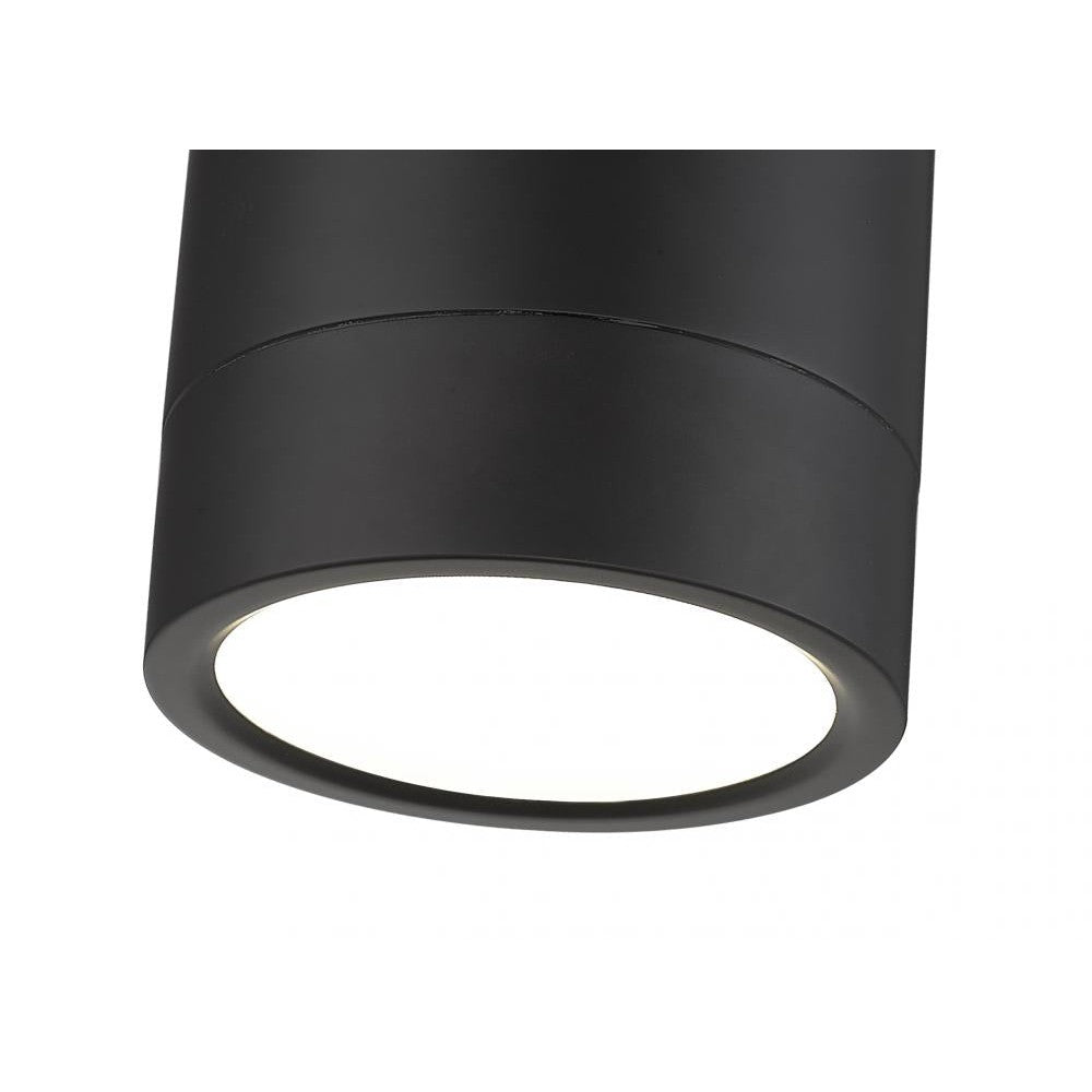 Z-Lite Lighting 1006F6-MB-LED Flush Mount Contemporary - Black