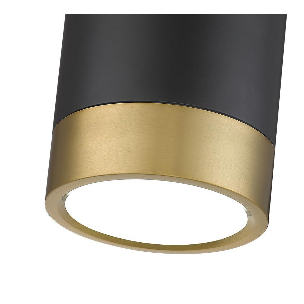 Z-Lite Lighting 1006F6-MB-MGLD-LED Flush Mount Contemporary - Gold