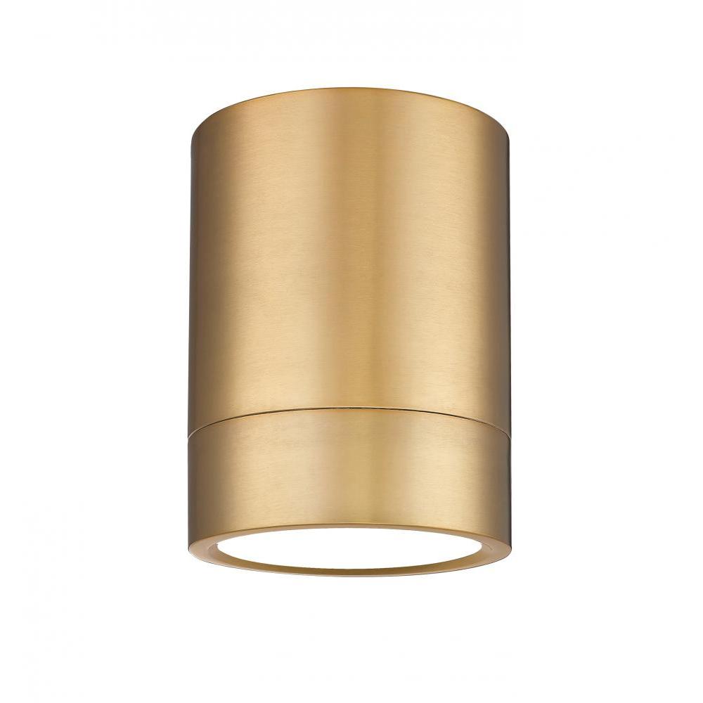 1 Light Flush Mount Light-Frosted
