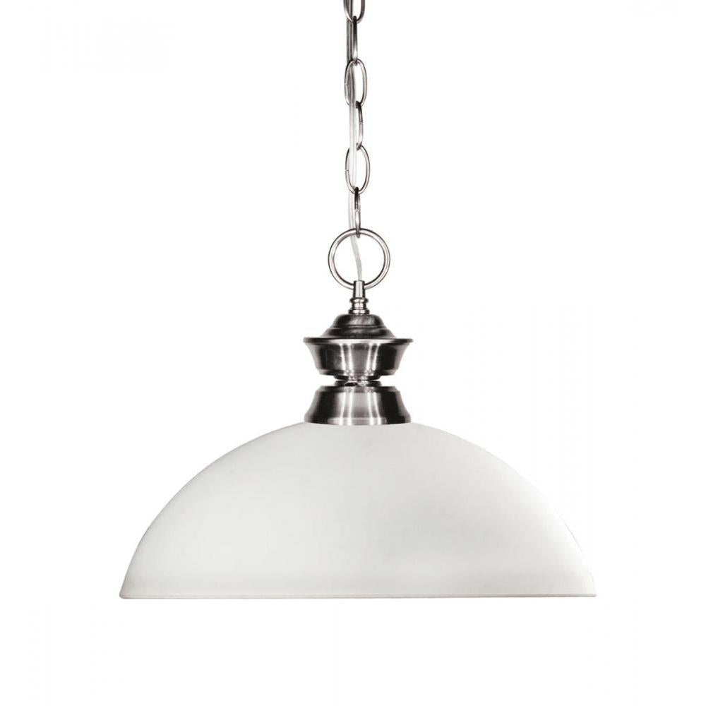 1 Light Pendant-Matte Opal