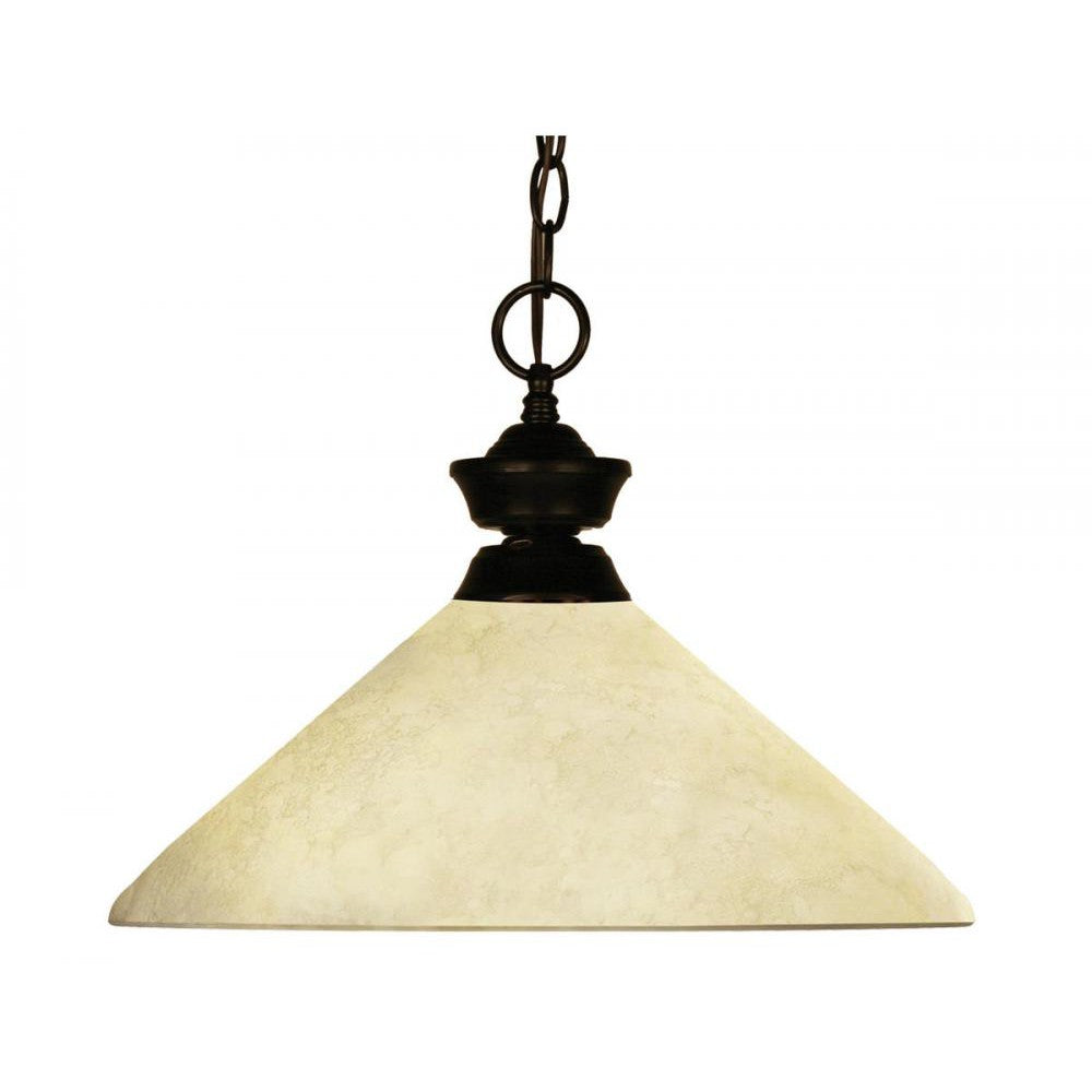 Z-Lite Lighting 100701BRZ-AGM14 Pendant Craftsman Mission - Bronze