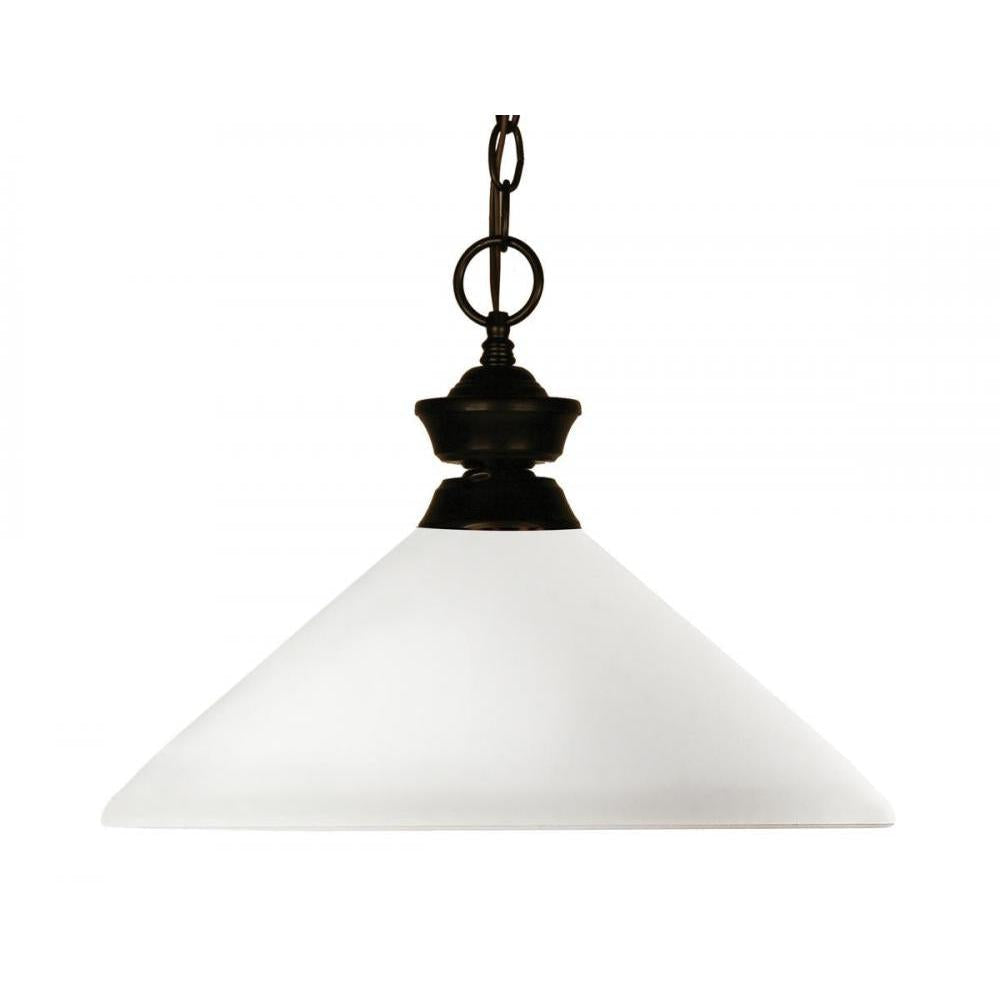 1 Light Pendant-Matte Opal