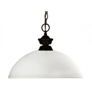 1 Light Pendant-Matte Opal