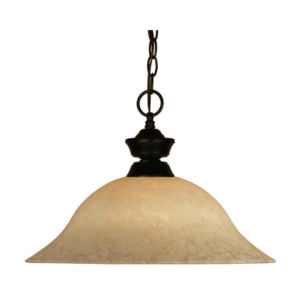 1 Light Pendant-Golden Mottle