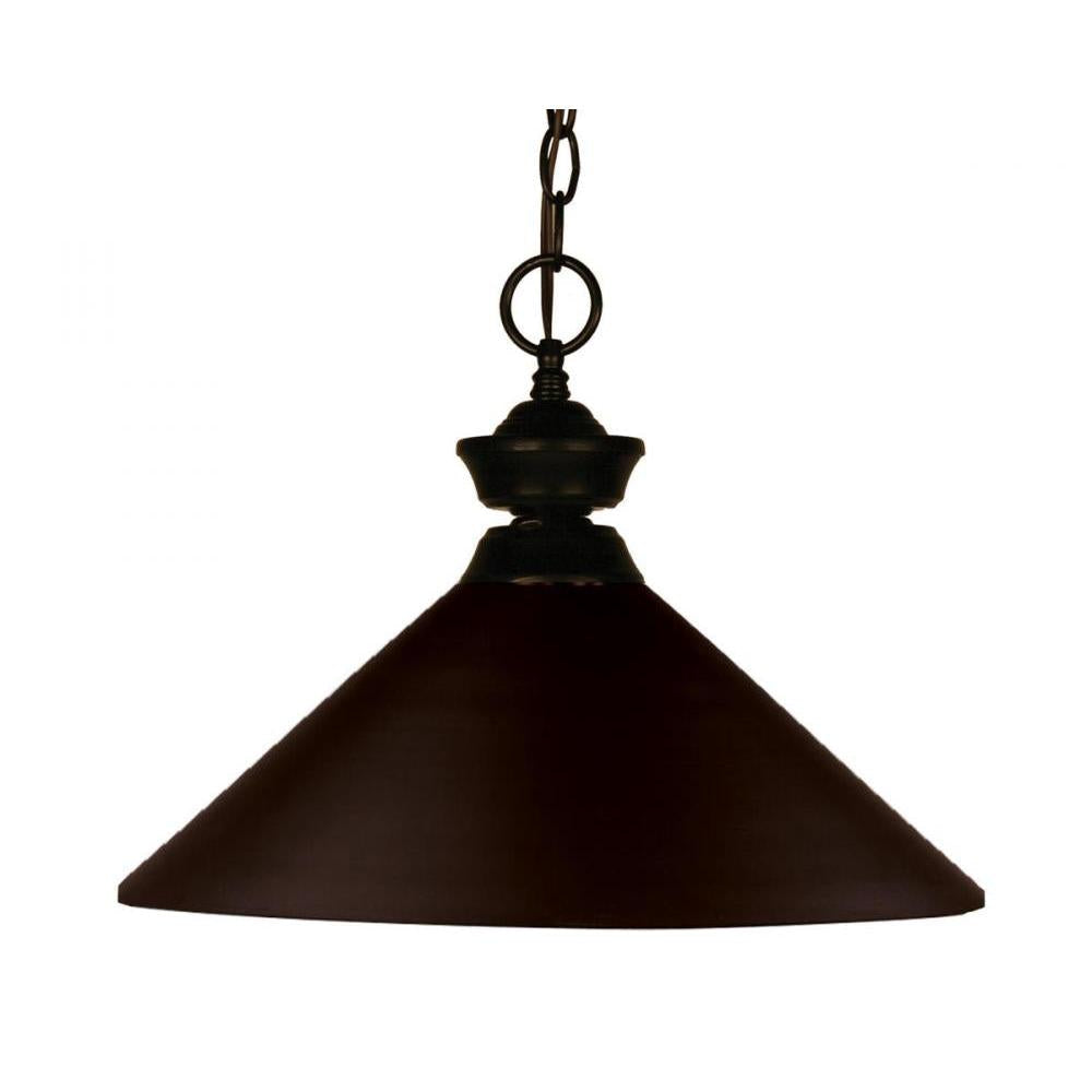 1 Light Pendant-Bronze