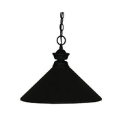 1 Light Pendant-Matte Black