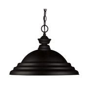 1 Light Pendant-Matte Black