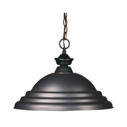 1 Light Pendant-Olde Bronze