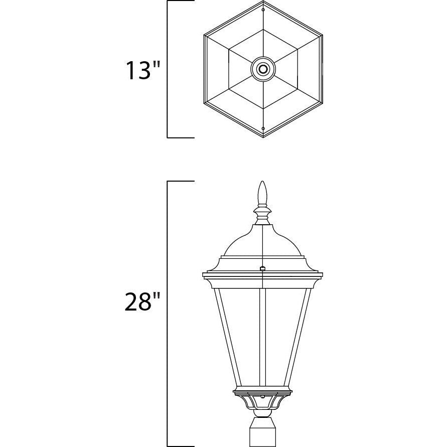 Maxim Lighting WESTLAKE 1007BK Exterior Traditional - Black