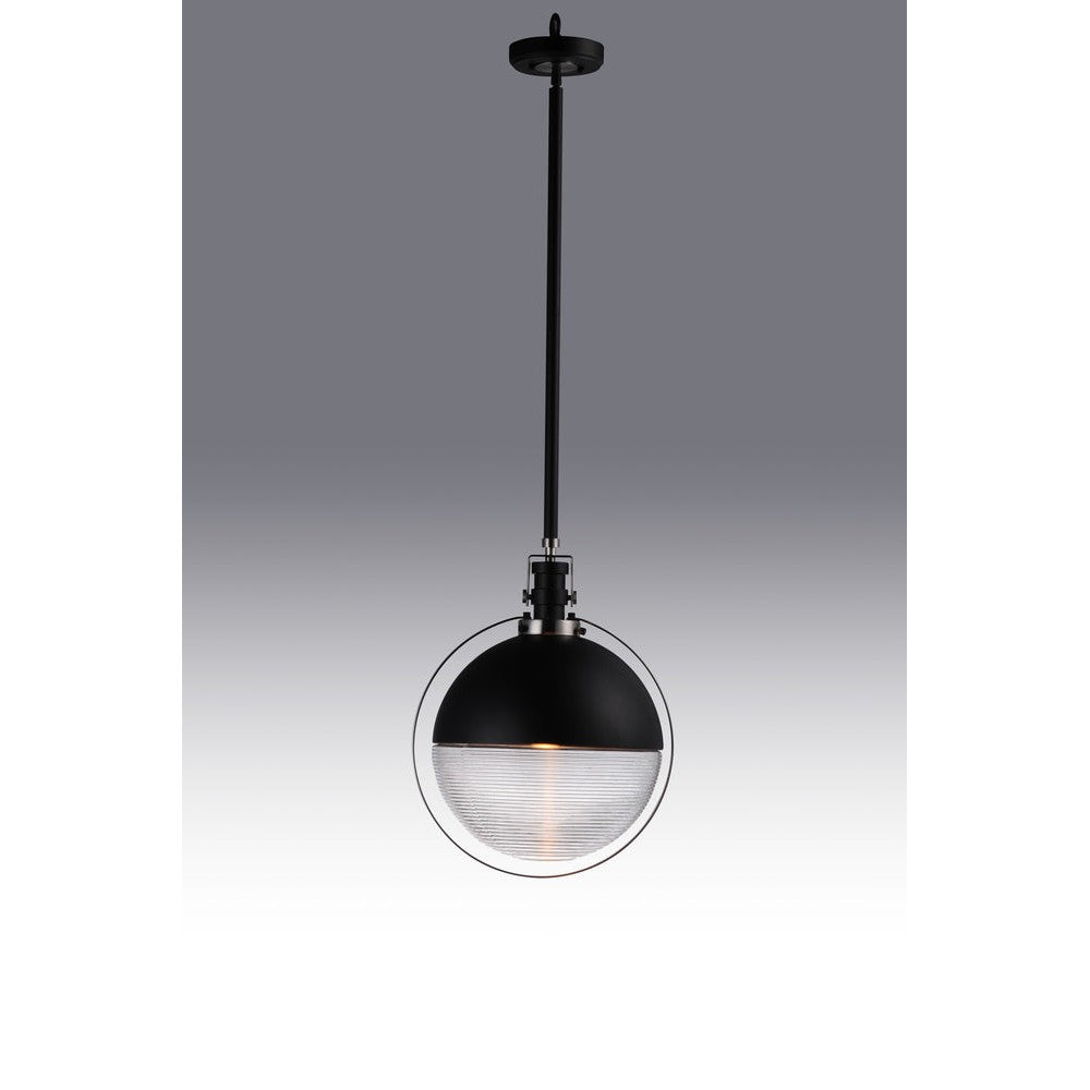 Maxim Lighting AXIOM 10080CLBKSN Pendant Industrial - Black