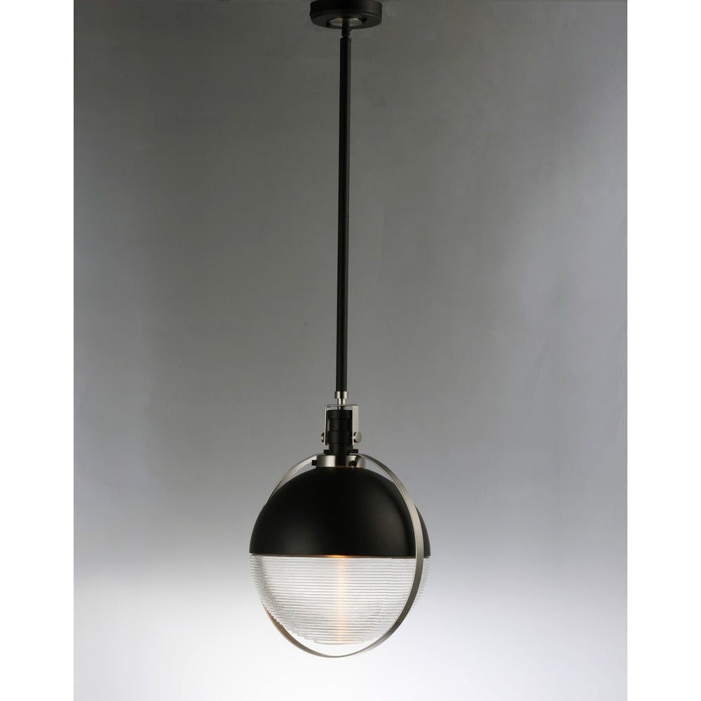 Maxim Lighting AXIOM 10080CLBKSN Pendant Industrial - Black