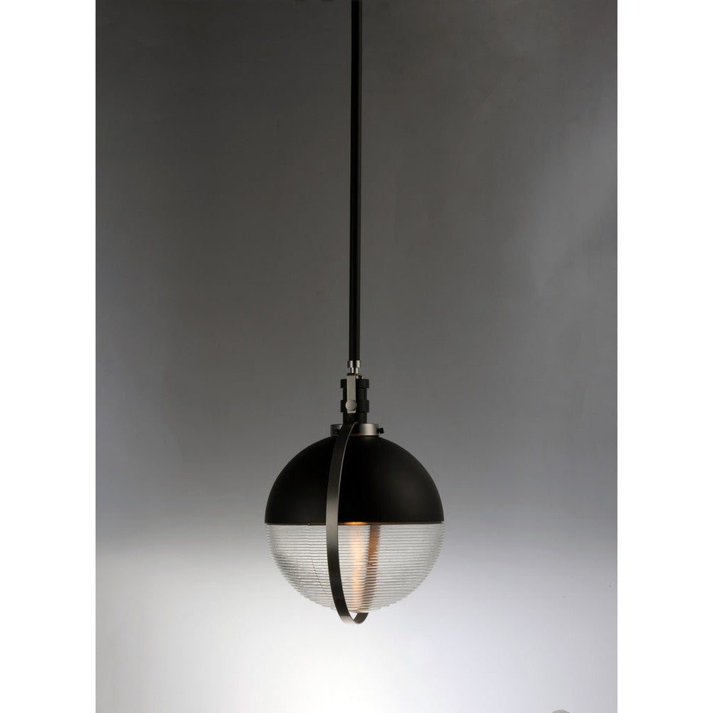 Maxim Lighting AXIOM 10080CLBKSN Pendant Industrial - Black