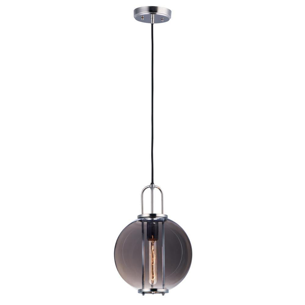 Minaret 10.5 Inch Semi Flush Mount Light – Polished Nickel