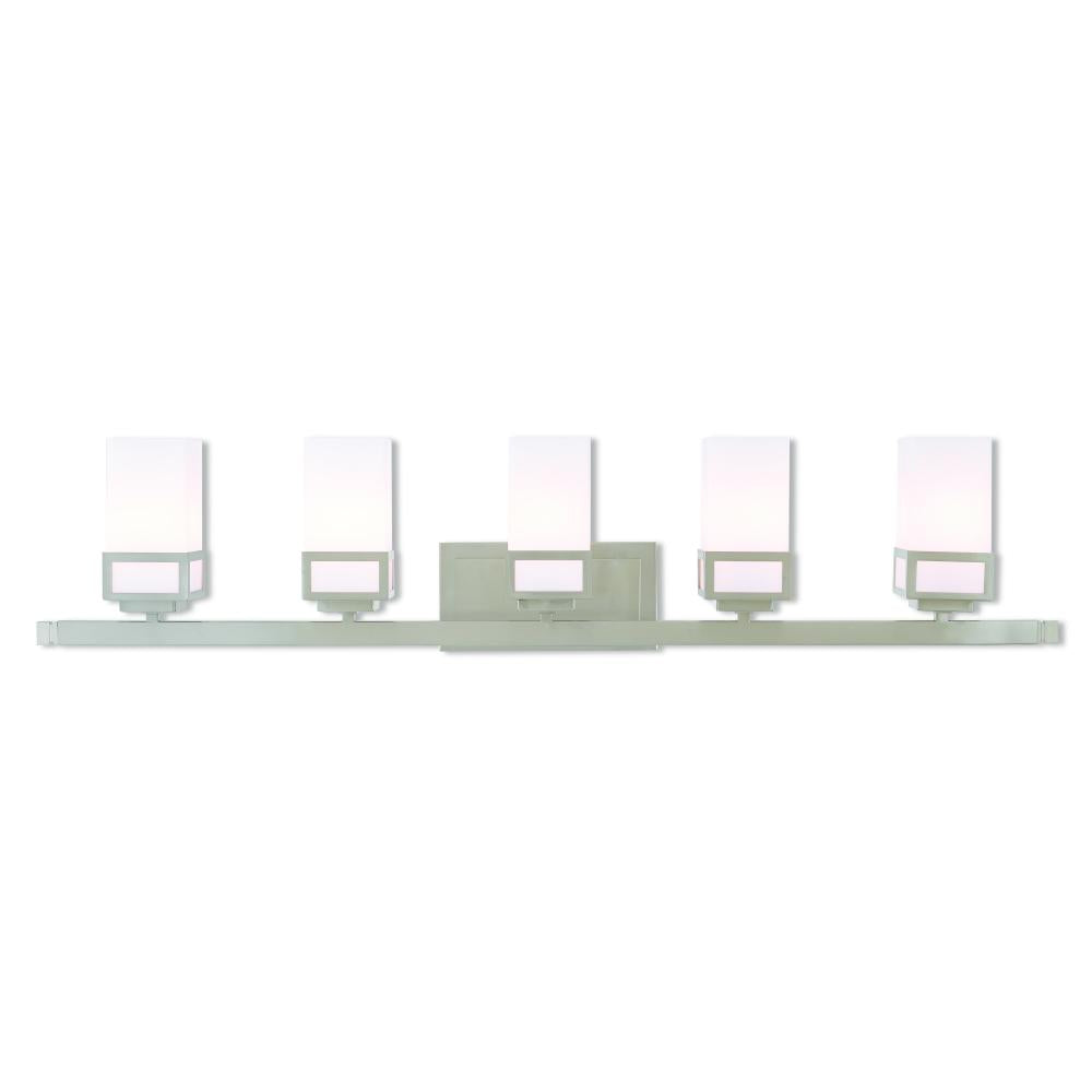 Livex Lighting HARDING 10085-91 Bathroom Fixture Transitional - Brushed Nickel