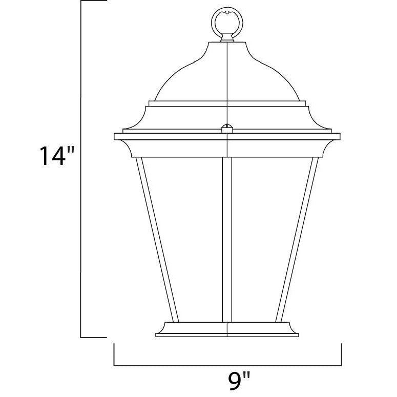 Maxim Lighting WESTLAKE 1009BK Exterior Traditional - Black