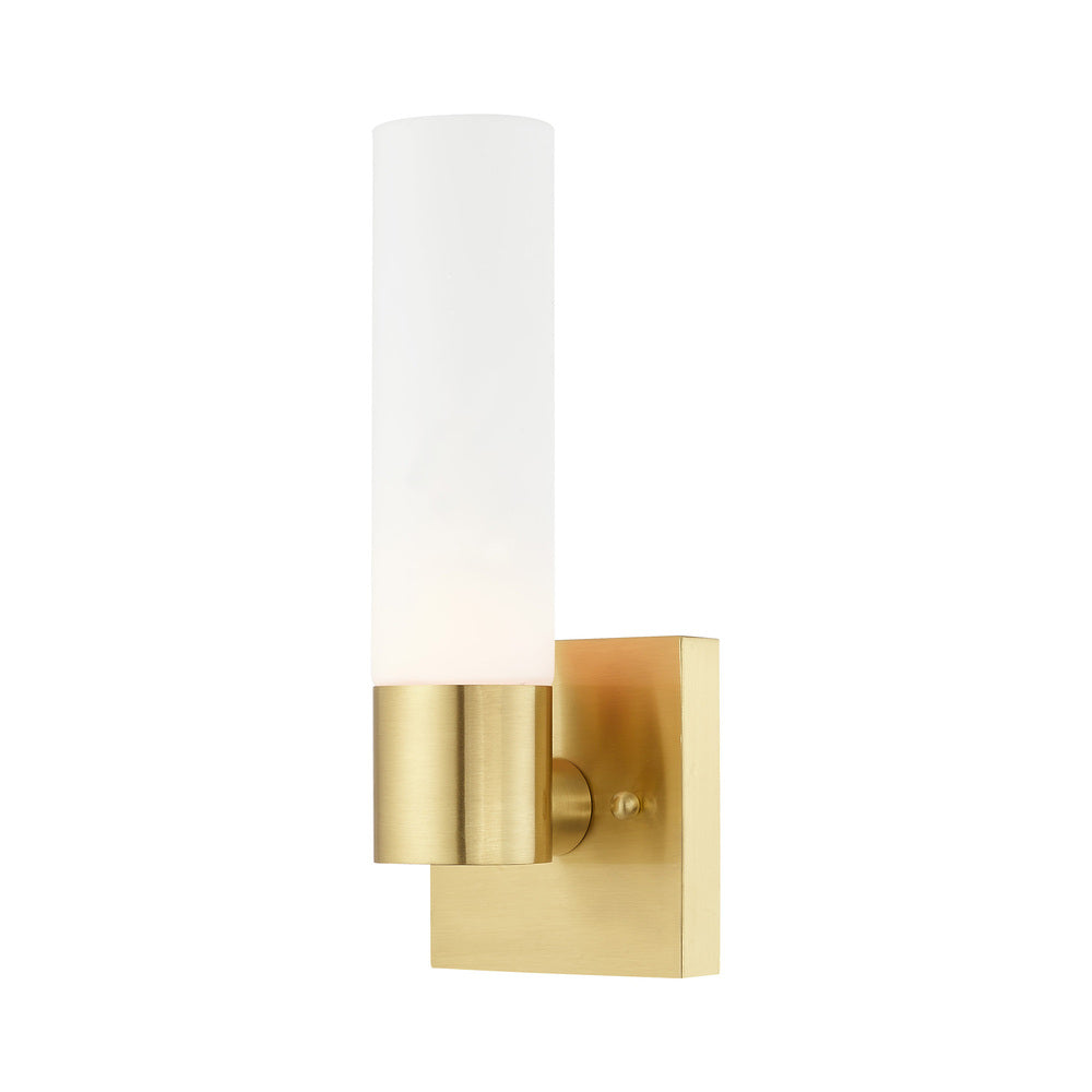 Livex Lighting AERO 10101-12 Sconce Contemporary - Satin Brass