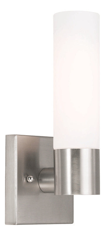 Livex Lighting AERO 10101-91 Sconce Contemporary - Brushed Nickel