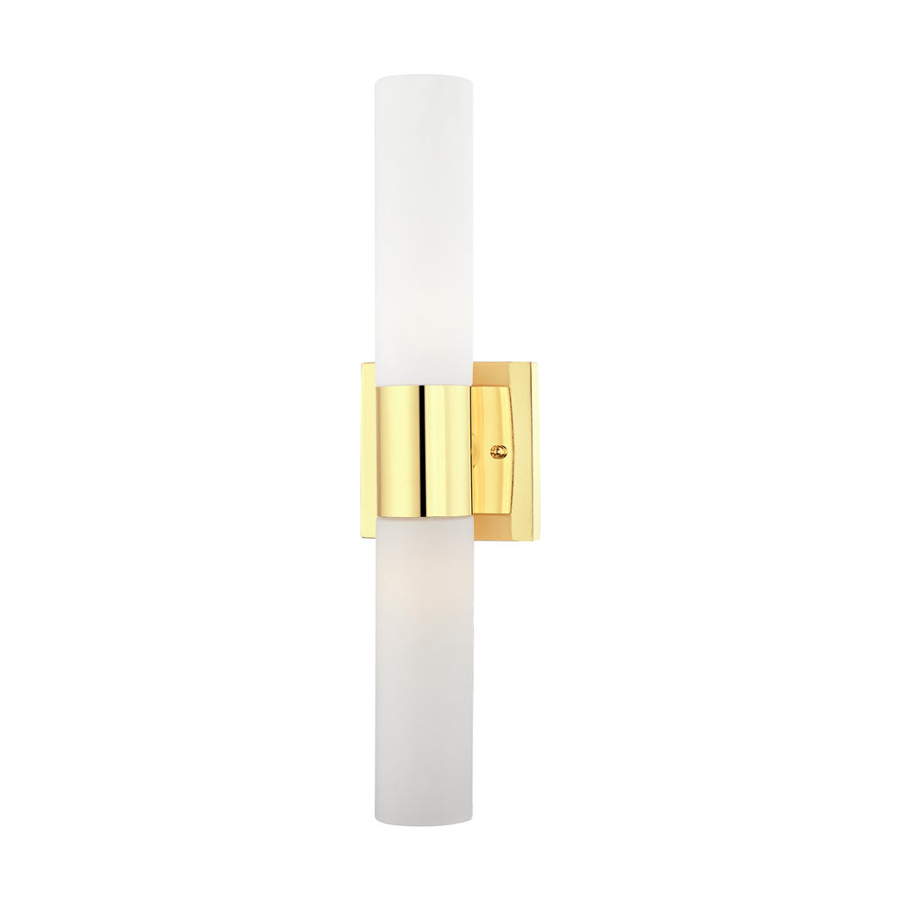 Livex Lighting AERO 10102-02 Bathroom Fixture Contemporary - Polished Brass