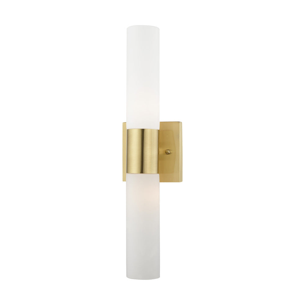 Livex Lighting AERO 10102-12 Bathroom Fixture Contemporary - Satin Brass