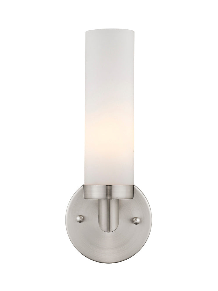 Livex Lighting AERO 10103-91 Sconce Contemporary - Brushed Nickel