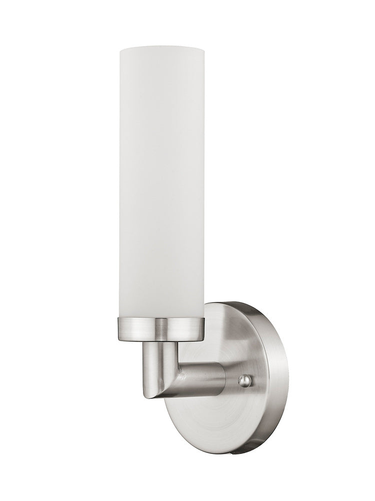 Livex Lighting AERO 10103-91 Sconce Contemporary - Brushed Nickel