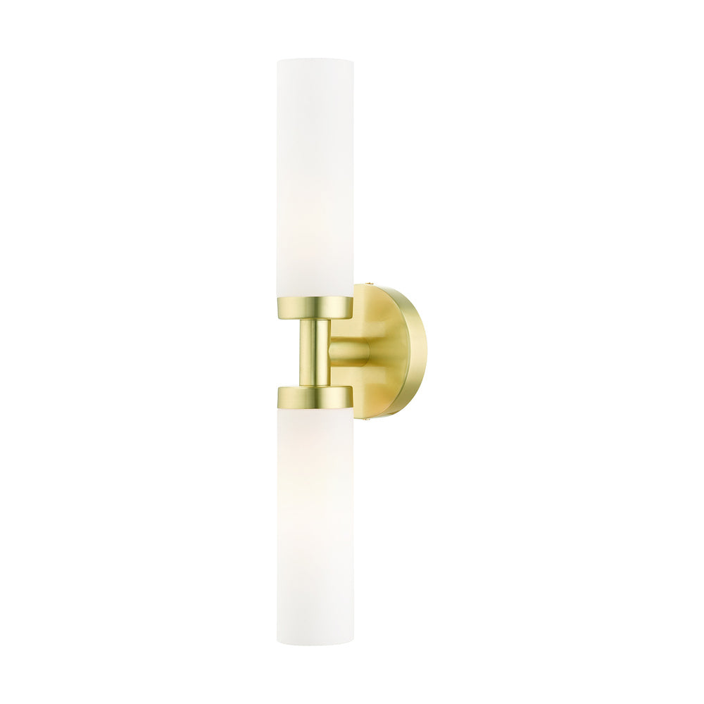 Livex Lighting AERO 10104-12 Bathroom Fixture Contemporary - Satin Brass