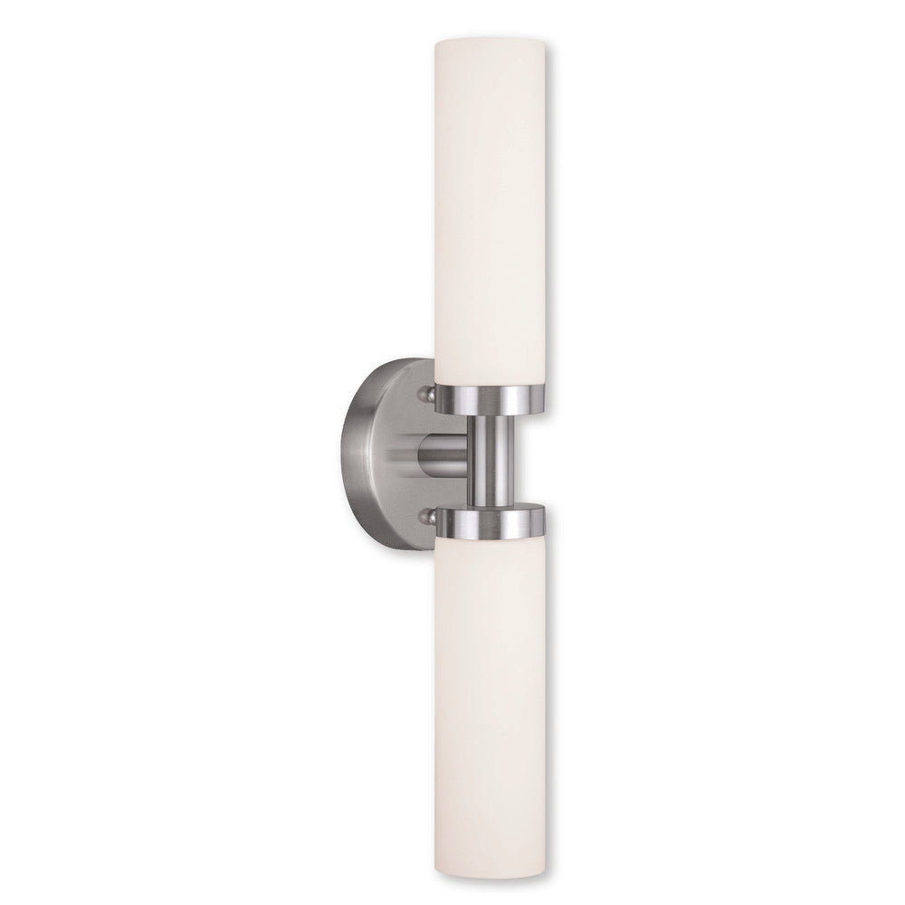 Livex Lighting AERO 10104-91 Bathroom Fixture Contemporary - Brushed Nickel