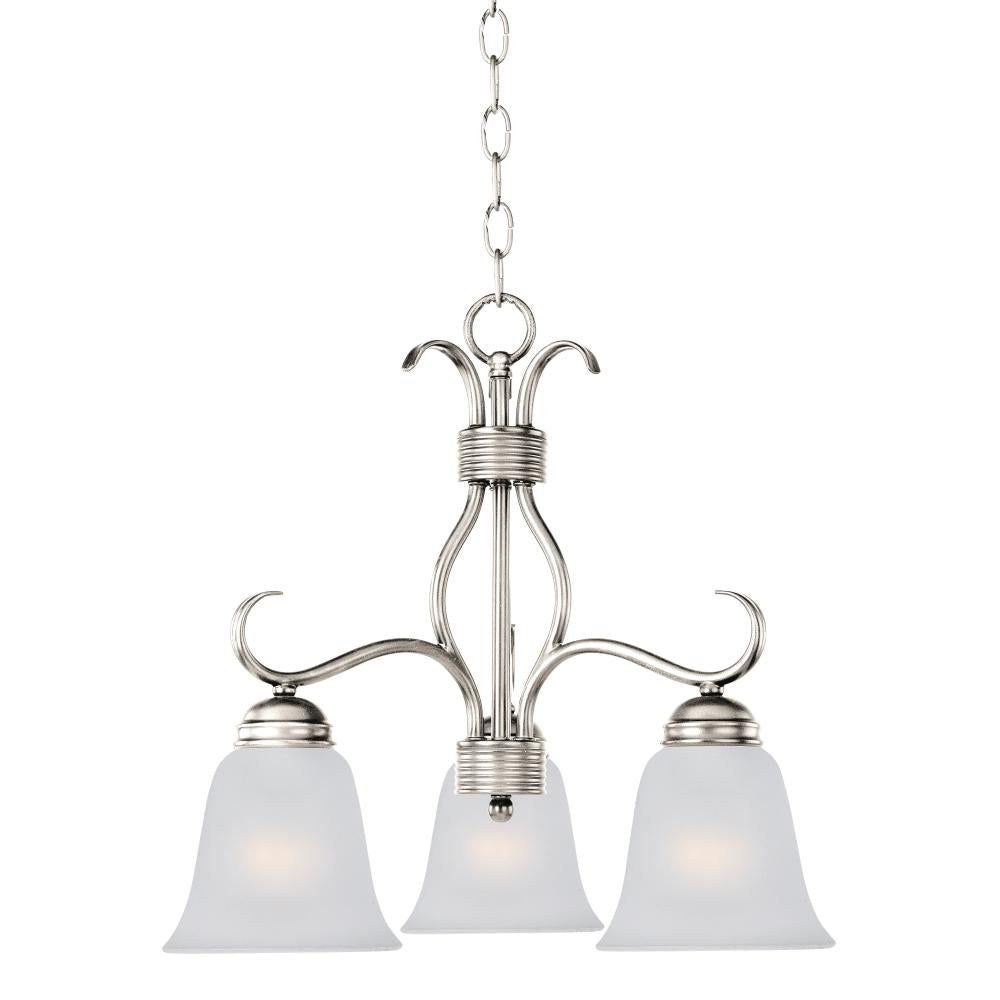 Maxim Lighting BASIX 10122FTSN Mini Chandelier Americana - Nickel